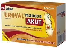 Uroval Manosa AKUT 20 tablet
