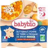 Babybio brambory, máslová dýně, ovčí sýr 230 g