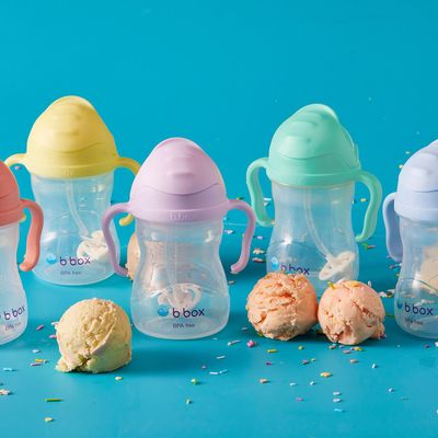 B.box Hrneček s brčkem, Gelato žvýkačkový 240 ml