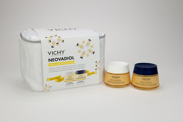 Vichy Neovadiol Peri-Menopause karácsonyi csomag a menopauzás érett bőrnek sűrűségének és rugalmasságának helyreállításához 2 db