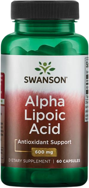 Swanson Kyselina Alfa-lipoová 600mg 60 kapslí