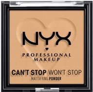 NYX Professional Makeup Can't Stop Won't Stop Mattifying Powder Kompaktní pudr - 05 Golden 6 g