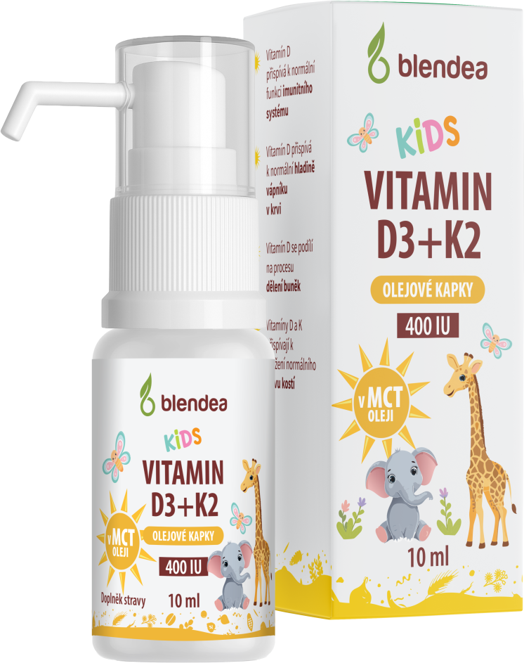 Blendea Vitamin D3 + K2 kapky pro děti 10 ml