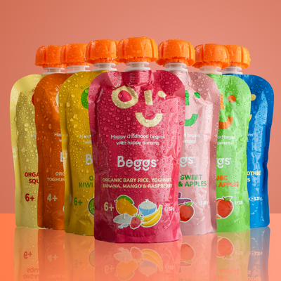 Beggs BIO Kiwi a banán 120 g