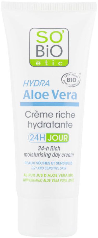 So´Bio étic Krém bohatě hydratující denní aloe vera BIO 50 ml