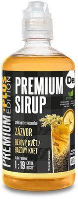 DEI Premium Plus Sirup zázvor bezový květ 485 ml
