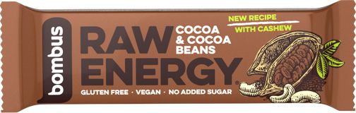 Bombus tyčinka RAW energy cocoa & cocoa beans 50 g