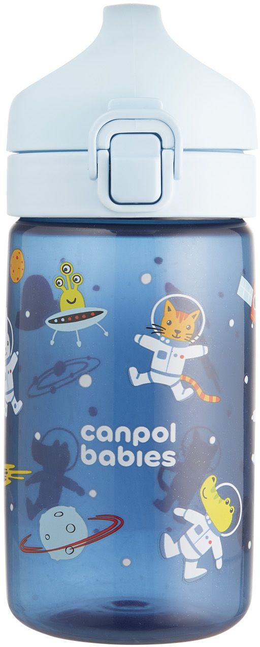 Canpol babies Lahev pro děti JUNIOR modrá 400 ml