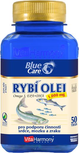 VitaHarmony Rybí olej Omega 3 50 tablet
