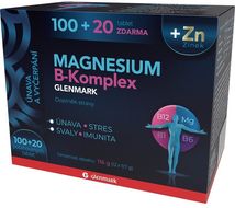 Glenmark Magnesium B-komplex Glenmark 120 ks