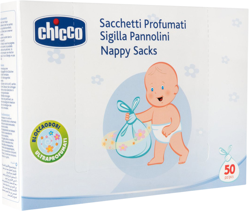 Chicco Sáčky na likvidaci plenek parfémované 50 ks