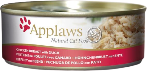 Applaws Cat Konzerva kuřecí prsa a kachna 156 g