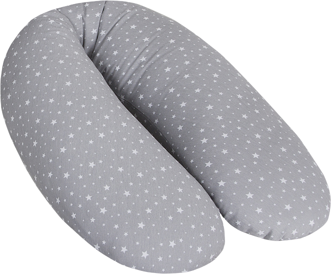 Ceba Baby Polštář kojicí Cebuška Multi Žerzej Grey Stars
