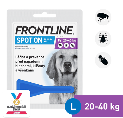 Frontline Spot On Dog L 20-40 kg 3 x 2.68 ml