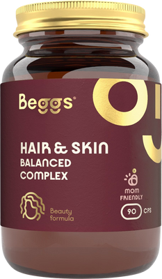 Beggs Balanced hair&skin Complex 90 kapslí
