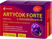 Noventis Artyčok Forte s monakolinem K 60 tablet