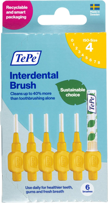 TePe MK Original 0,7 mm žluté, krabička 6 ks