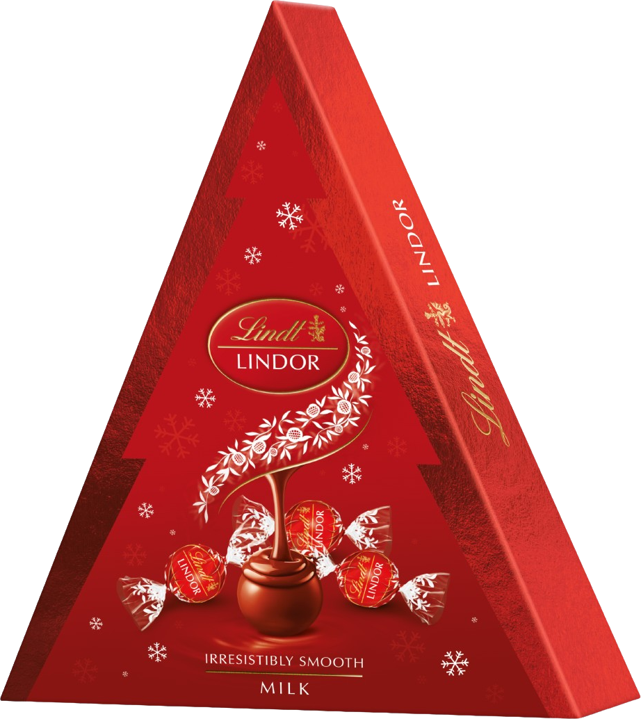 Lindt LINDOR Vánoční Stromeček Mix 125 g
