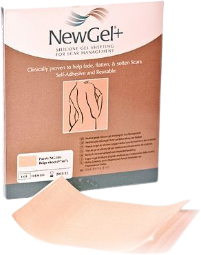 New Gel+ Béžová silikonová náplast (1ks)