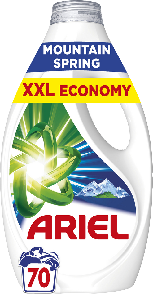 Ariel Tekutý prací prostředek, Mountain Spring 70 dávek 3.5 l