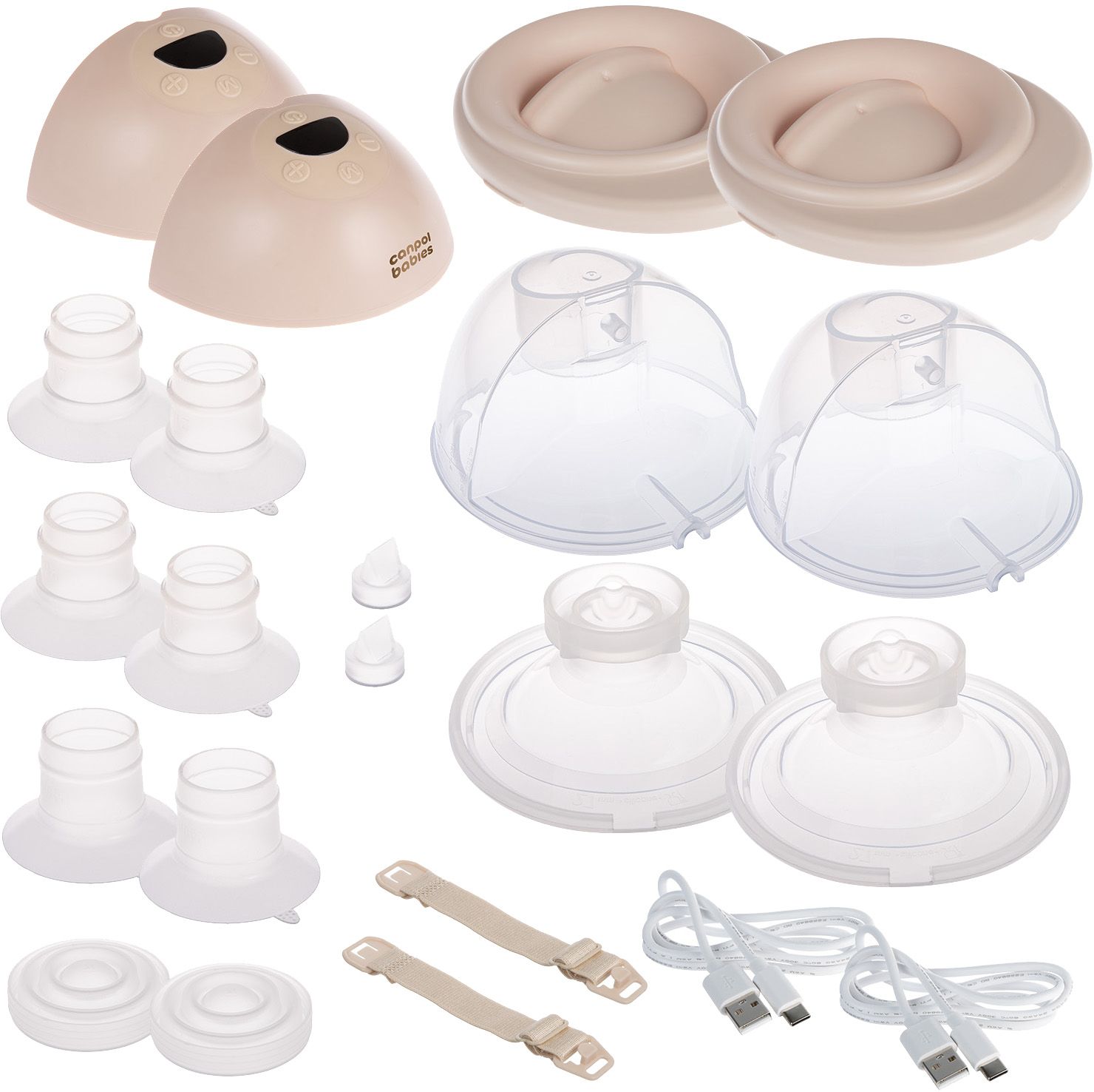 Canpol babies Dvojitá elektrická odsávačka mateřského mléka do podprsenky Hands-Free 2.0