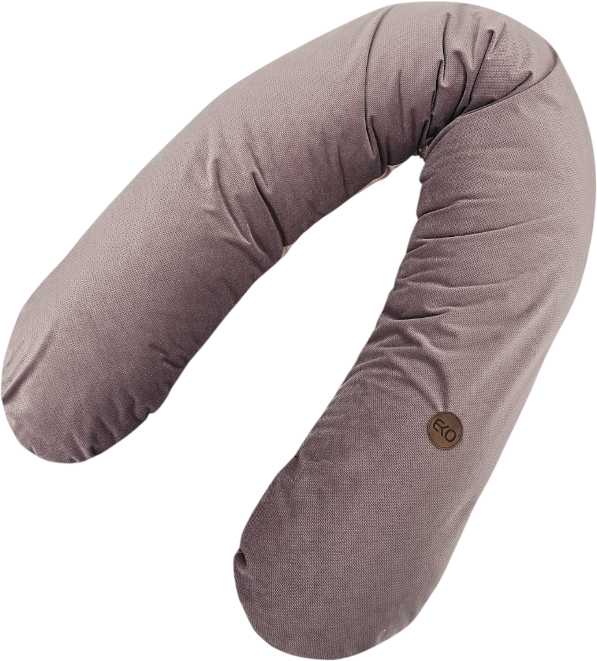 Eko Polštář ke kojení bavlněný Velvet Dark Pink 180 cm