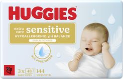 Huggies® Extra Care Sensitive Triplo 3 x 48 ks