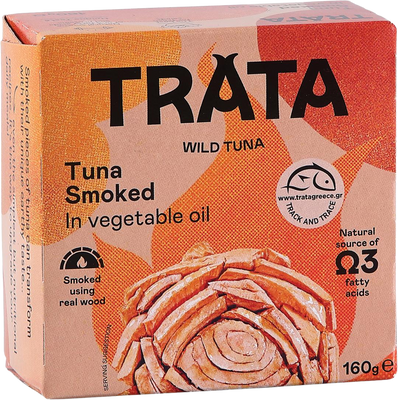 Trata Tuňák uzený v rostlinném oleji 160 g