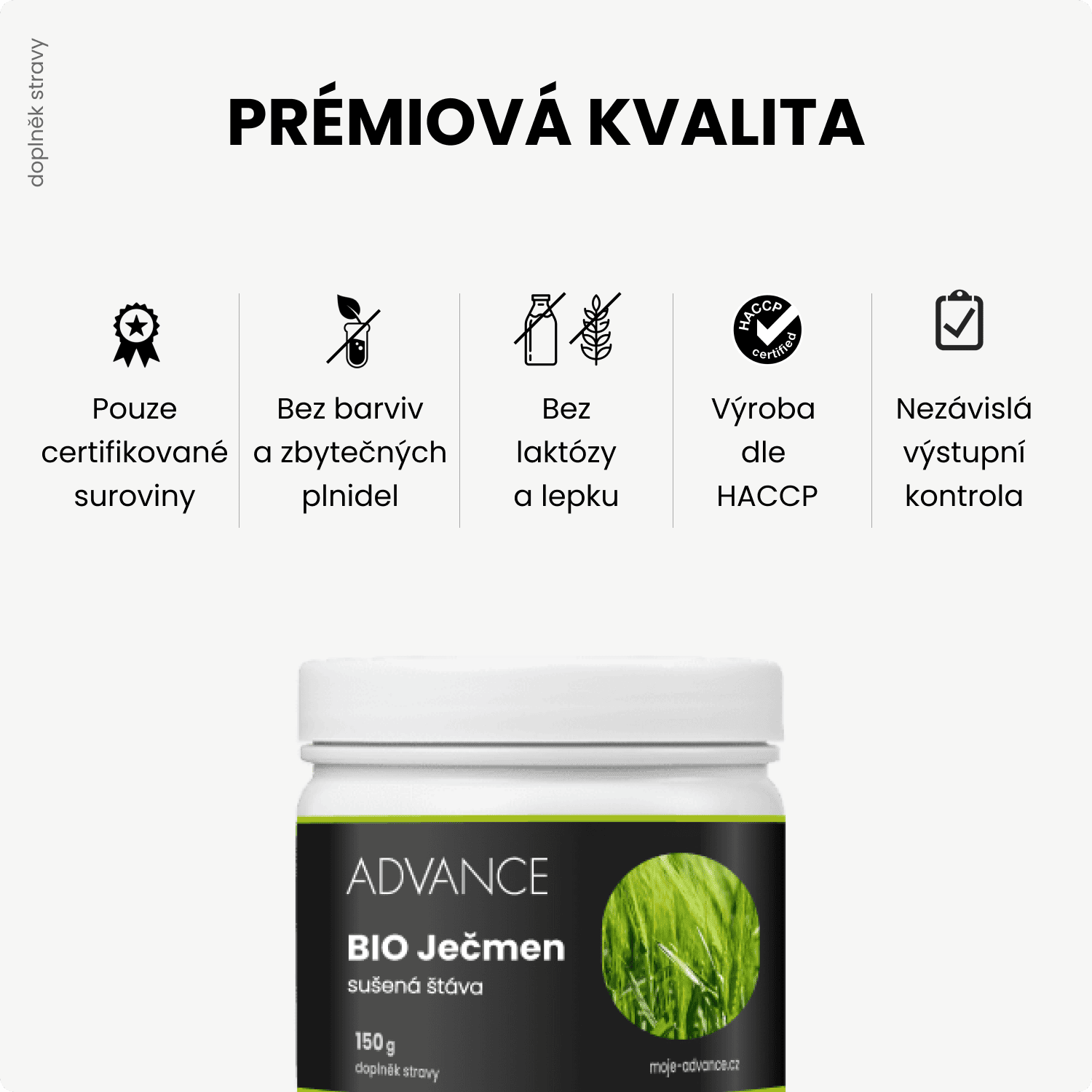 ADVANCE Ječmen BIO - juice 150 g