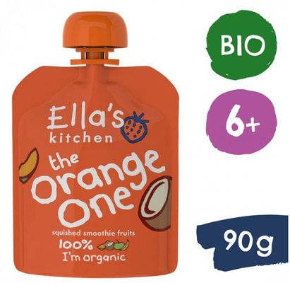 Ella's Kitchen BIO ORANGE ONE ovocné pyré s mangem 90 g