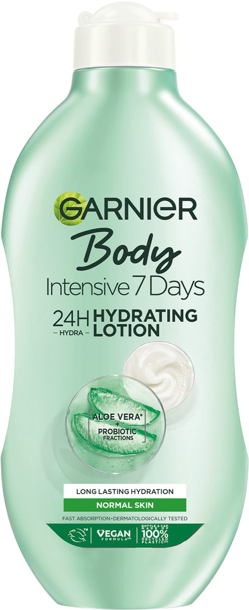 Garnier Body Intensive 7 Days hydratační tělové mléko s výtažkem z aloe vera, normální pokožka 400 ml