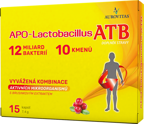 Apotex APO-Lactobacillus ATB 15 kapslí