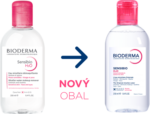 Bioderma Sensibio H2O micelární voda pro citlivou pleť 250 ml