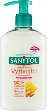 Sanytol Dezinfekční mýdlo vyživující - Mandlové mléko & Mateří kašička 250 ml