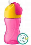 Philips Avent Hrneček s brčkem Bendy dívka 300 ml