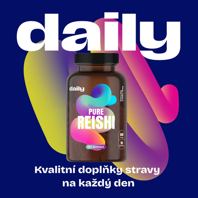 Daily Pure Reishi 90 kapslí