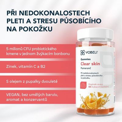 Lobey Clear skin Gummies 60 ks