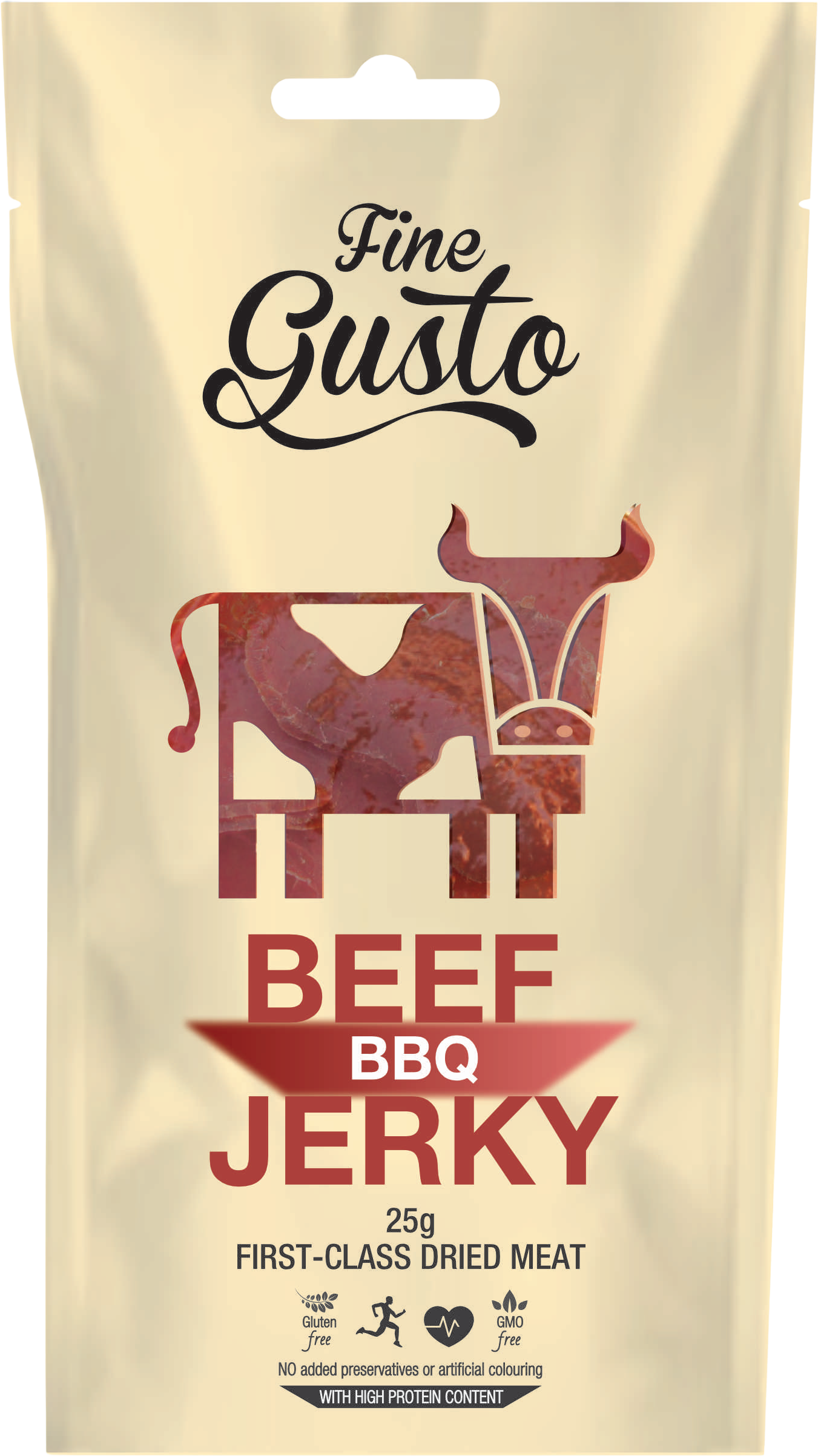 Fine Gusto Hovězí Jerky BBQ 25 g