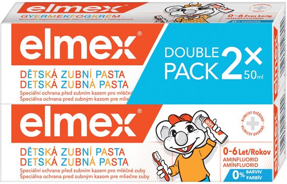 Elmex Kids Zubní pasta pro děti 2 x 50 ml