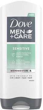 Dove Men Sensitive Sprchový gel 400 ml