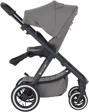 Petite&Mars Kočárek kombinovaný ICON 2v1 Dove Grey LITE RWS + Core Pro i-Size Black Grey + Báze