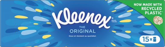 Kleenex Original Mini Hanks papírové kapesníky 15 balení