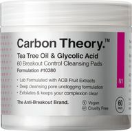 Carbon Theory Facial Cleansing Pads odličovací tampóny 60 ks