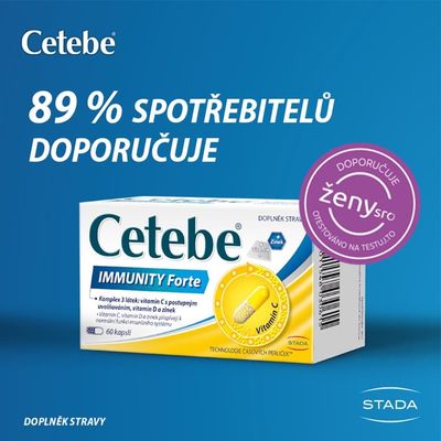 Cetebe ® Immunity FORTE 60 kapslí