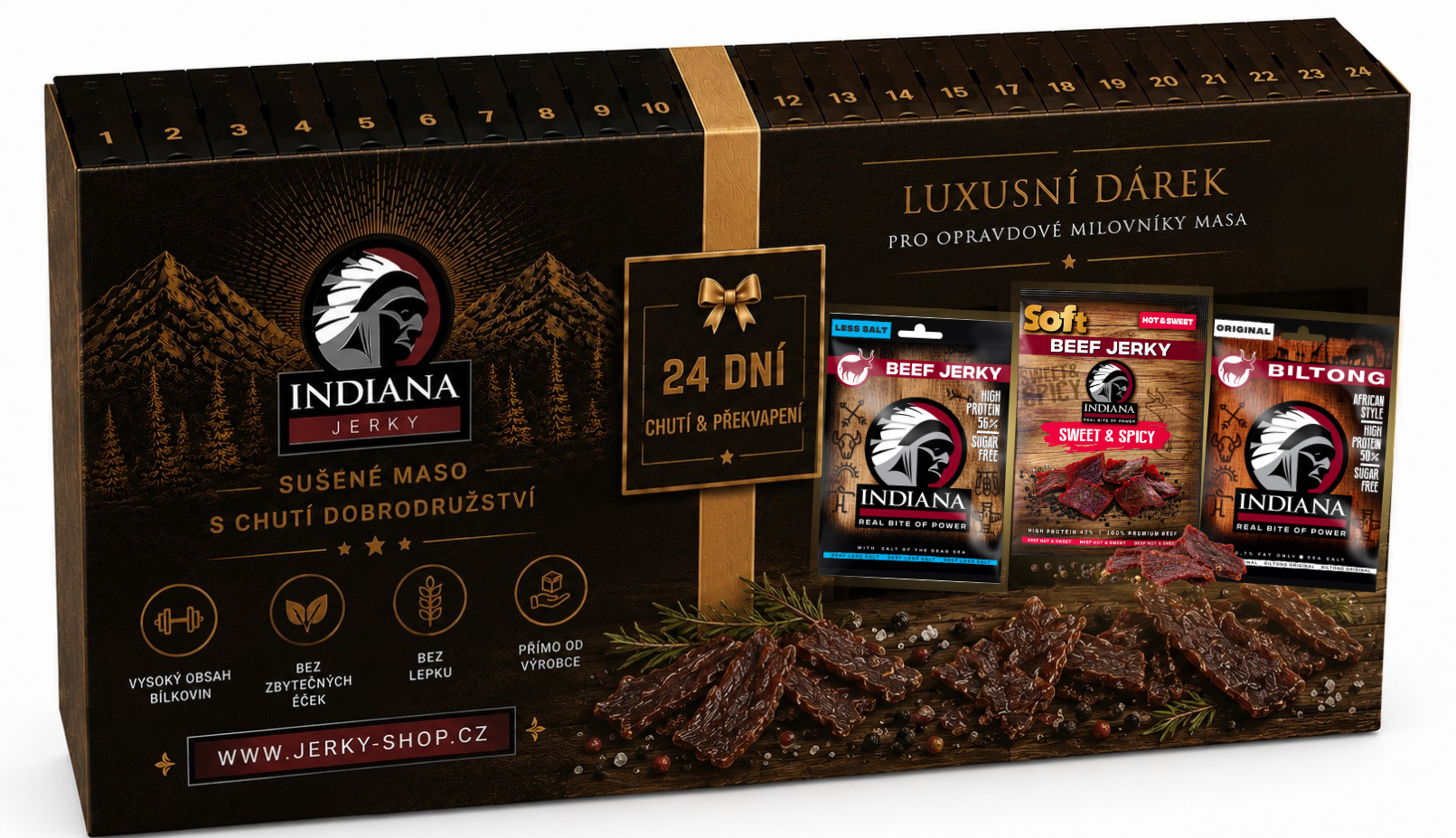 Indiana Jerky Adventní kalendář 24 ks
