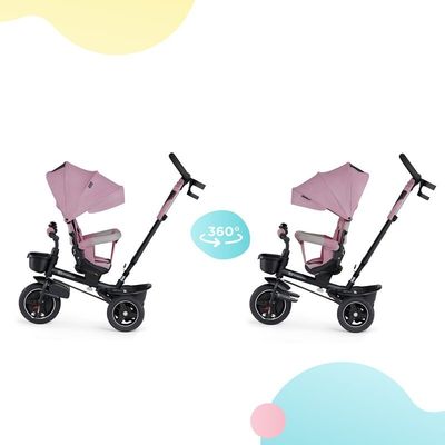Kinderkraft Select Tříkolka Spinstep Pink, Premium