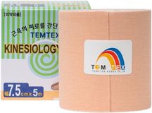Temtex kinesio tape Classic, béžová tejpovací páska 7,5cm x 5m