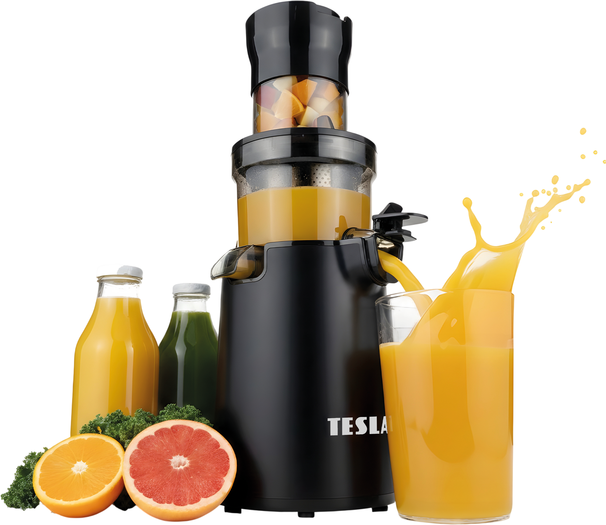 Tesla SlowJuicer SJ500 XL - nízkootáčkový šnekový odšťavňovač