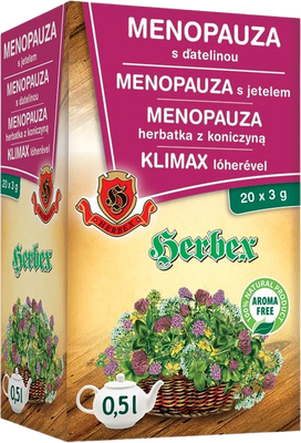 Herbex Menopauza s jetelem 20 x 3 g