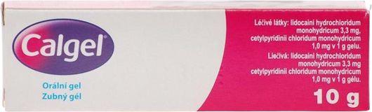 Calgel 3.3mg/g+1mg/g orální gel 10 g